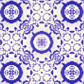 Fractal Tribal Cross-Stitch 1