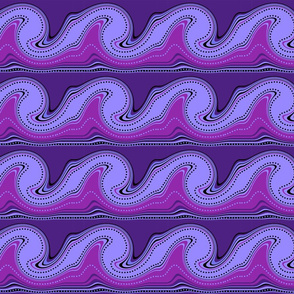 Big Waves Purple