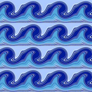 Big Waves Blue