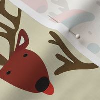 Abstract Christmas Reindeer by kedoki