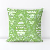 Tropical Ikat Diamond by kedoki in 18 inch repeat