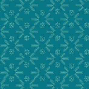 Sheba Grid (turquoise) 