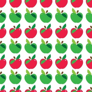 apples red and green large