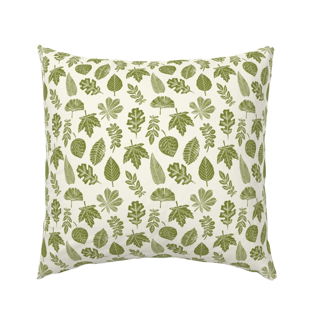 Leaves botanical nature walk autumn fall spring summer pattern green