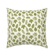 Leaves botanical nature walk autumn fall spring summer pattern green