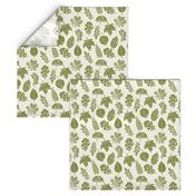 Leaves botanical nature walk autumn fall spring summer pattern green