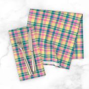 Madras Plaid Candy Colored Straight Set