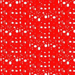 White_Bubbles_on_Red_