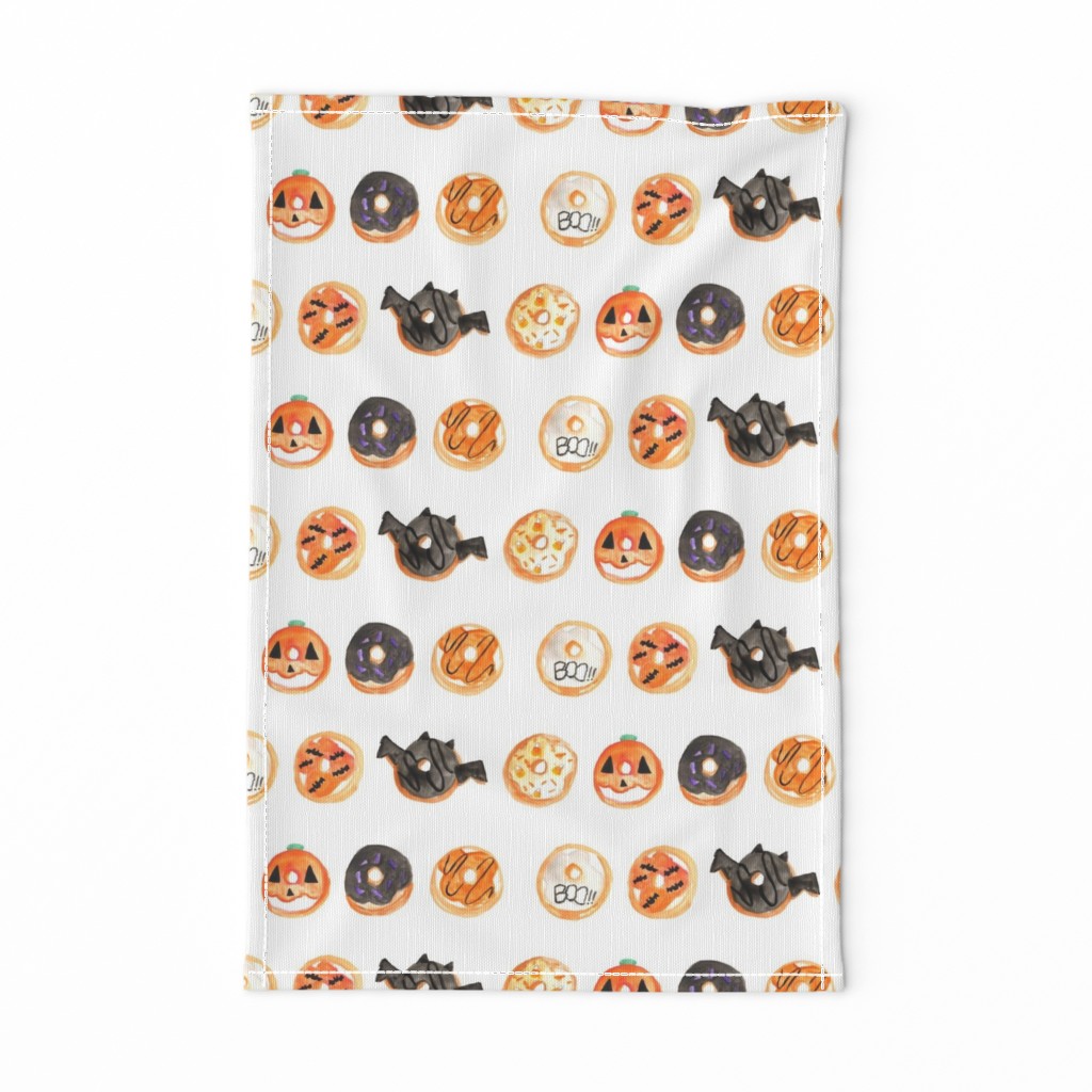 Halloween Donuts Watercolor