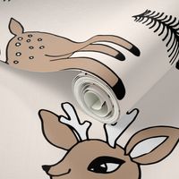 Reindeer christmas deer pattern light 