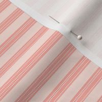 Stripes - Light + Dark Peach - Georgia Collection