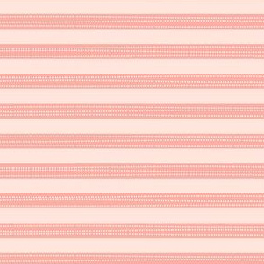 Stripes - Light + Dark Peach - Georgia Collection
