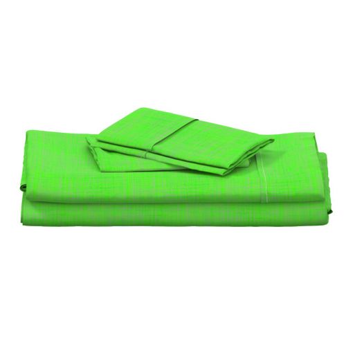 Lime faux linen