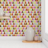 Carnival Flower Triangles - Cream