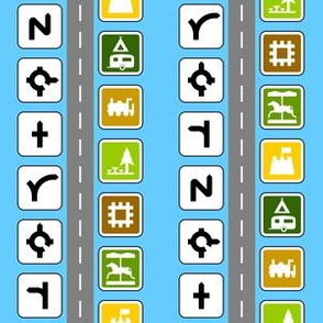 06654213 © illustrated route map