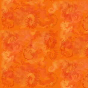 Orange Painterly Solid