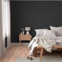 Diagonal Double Stripes in Black and Grey 