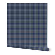 navy and grey gingham, 1/4" squares 