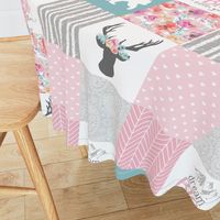 Dream big little girl whole cloth cheater quilt