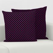 Black + Polka Purple Dots