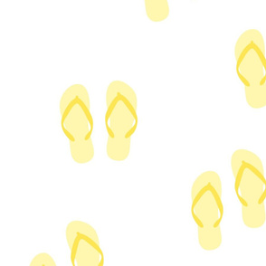 yellow flip flops-large