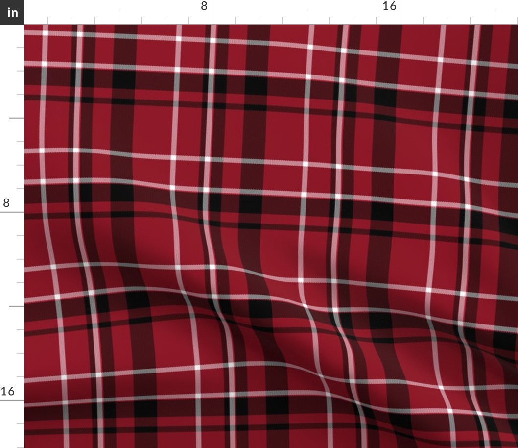 Red Black and White Plaid