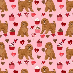 ruby Cavoodle cavapoo dog breed fabric valentines