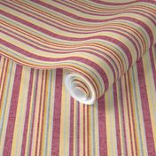 17-08Y Red Gold Yellow Pinstripe || Linen Texture Pin stripe 