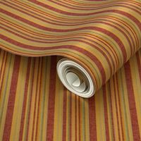 17-08Y Red Gold Yellow Pinstripe || Linen Texture Pin stripe 