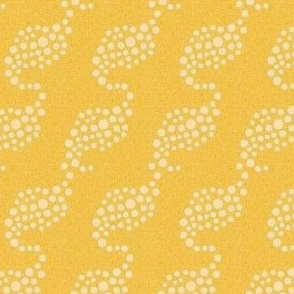 17-08W Abstract Wave Dots spots || Mustard Yellow gold cream off white mid-century modern ocean water _ Miss Chiff Designs 