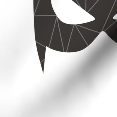 Bat Mask Plush Plushie Softie Cut & Sew 