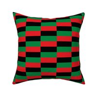 Red, Black, Green Pan African Flag (Small Repeat)