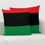 Jumbo Red Black Green Horizontal Pan African Flag (Large Scale)