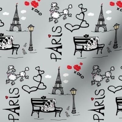 Paris <3-(Fluff n Bark in paris)med / Love 