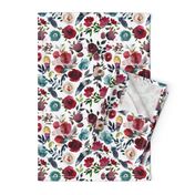 Rose Wine Boho Florals