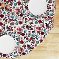 Rose Wine Boho Florals