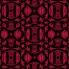 Red and Black Tribal Pattern