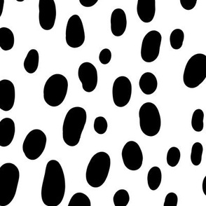 Jumbo Egg Polka Dots - Black