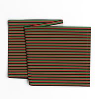 Quarter Inch Red, Black, Green Pan African Flag Vertical Stripes