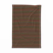 Quarter Inch Red, Black, Green Pan African Flag Horizontal Stripes