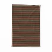 Pinstripe Red, Black, Green Pan African Flag Horizontal (Eighth Inch)