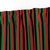 Red, Black, Green Pan African Flag Vertical (Half Inch)