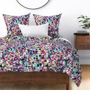 Oversize Rainbow Sequins Photographic Pattern Seamless