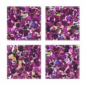 Pink and Magenta Jumbo Sequins Seamless Pattern