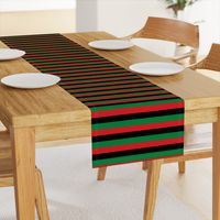 Red, Black, Green Pan African Flag Horizontal (One Inch)