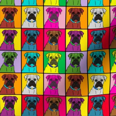 Boxer Dogs Warhol Style