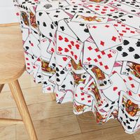 Playing cards Pattern 2.9 x 3.9 - Red Backs