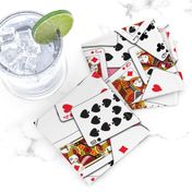 Playing cards Pattern 2.9 x 3.9 - Red Backs