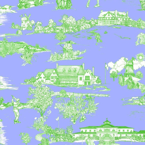 Hamptons Golf Toile Periwinkle_Kelly_png