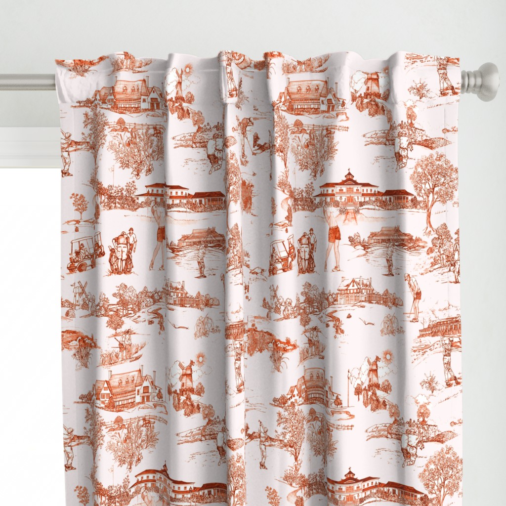 Hamptons Golf Toile Pumpkin